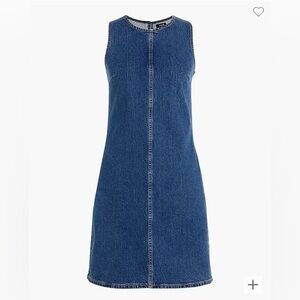J. Crew Denim Jumper Dress with Pockets